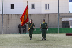 lora acoge la Jura de Bandera para personal civil